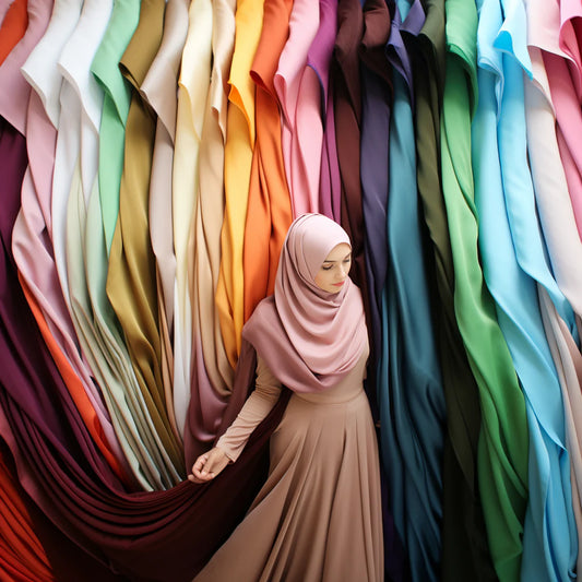 the best fabrics  for Hijabs in Different Weather change format