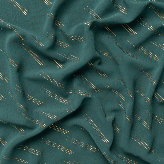 Dazzle Chiffon Hijab - Teal